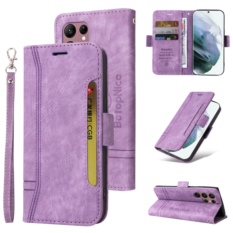BETOPNICE Dual-side Buckle Leather Phone Case, For Samsung Galaxy S21 Ultra 5G, For Samsung Galaxy S22 5G, For Samsung Galaxy S22+ 5G, For Samsung Galaxy S22 Ultra 5G