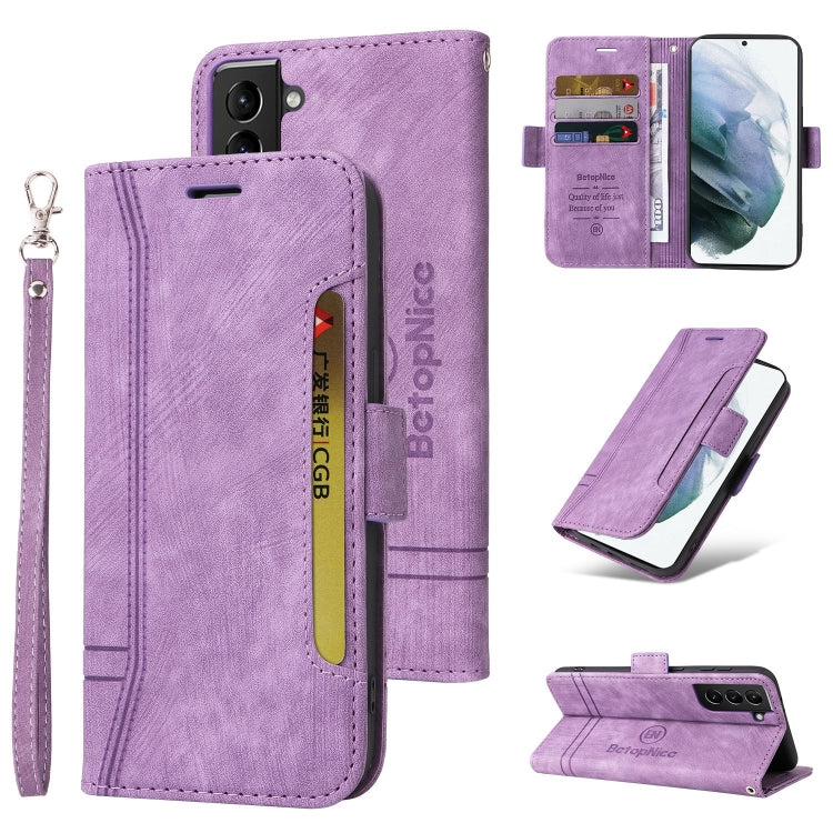 BETOPNICE Dual-side Buckle Leather Phone Case, For Samsung Galaxy A22 5G, For Samsung Galaxy S21 5G