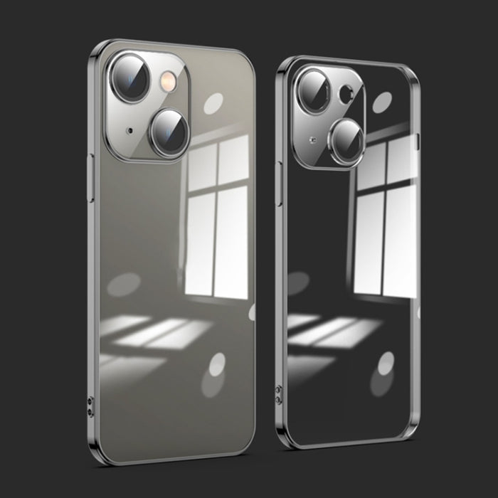 Dustproof Glass Lens Protection Electroplating Phone Case, For iPhone 14, For iPhone 14 Plus