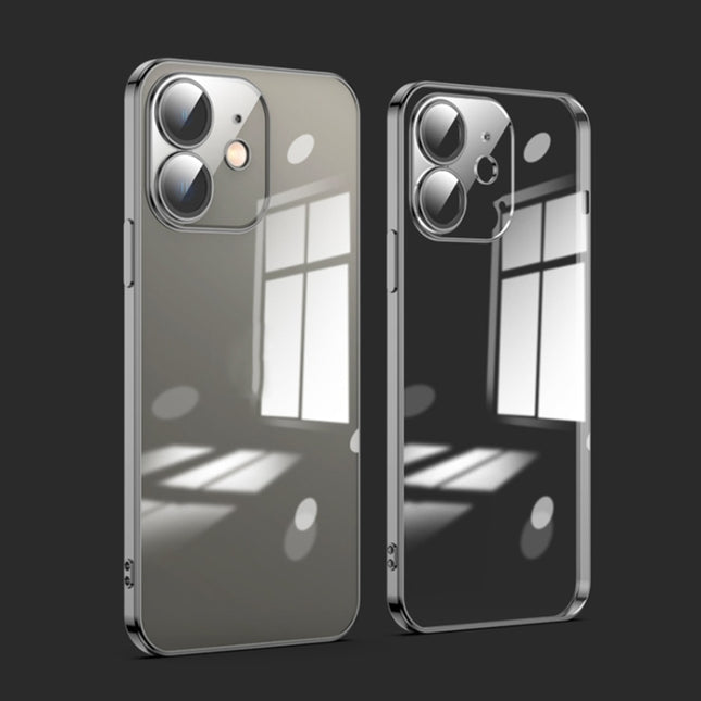 Dustproof Glass Lens Protection Electroplating Phone Case, For iPhone 13 Pro Max, For iPhone 12