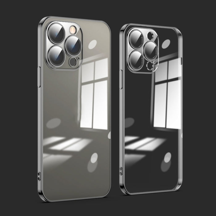 Dustproof Glass Lens Protection Electroplating Phone Case, For iPhone 12 Pro, For iPhone 12 Pro Max