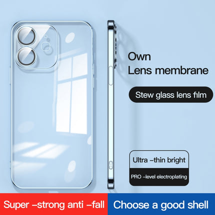 Dustproof Glass Lens Protection Electroplating Phone Case, For iPhone 12 Pro, For iPhone 12 Pro Max