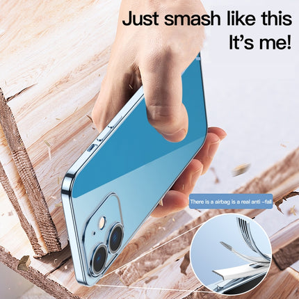 Dustproof Glass Lens Protection Electroplating Phone Case, For iPhone 12 Pro, For iPhone 12 Pro Max