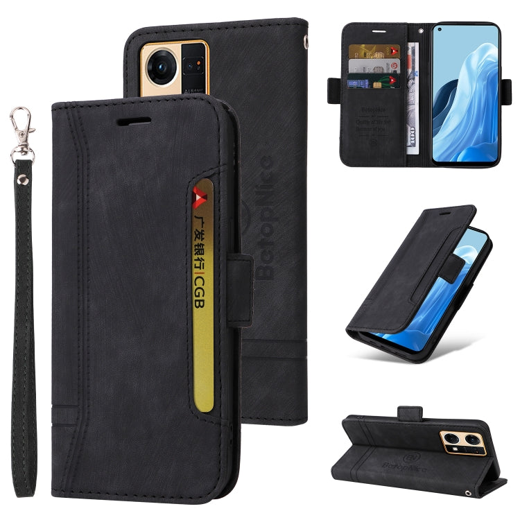 BETOPNICE Dual-side Buckle Leather Phone Case, For Realme 9i / A96 4G / A76 4G / A36 4G, For vivo S12, For OPPO Reno7 / F21 Pro, For vivo S12 Pro / V23 Pro 5G