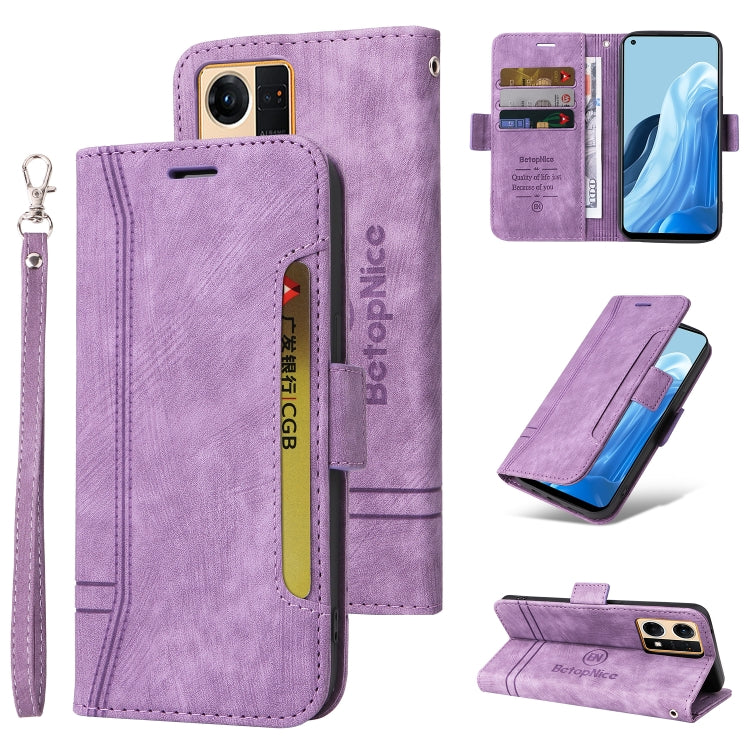 BETOPNICE Dual-side Buckle Leather Phone Case, For Realme 9i / A96 4G / A76 4G / A36 4G, For vivo S12, For OPPO Reno7 / F21 Pro, For vivo S12 Pro / V23 Pro 5G