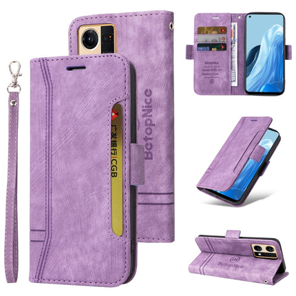 BETOPNICE Dual-side Buckle Leather Phone Case, For Realme 9i / A96 4G / A76 4G / A36 4G, For vivo S12, For OPPO Reno7 / F21 Pro, For OPPO Reno 7 5G Global / Find X5 Lite