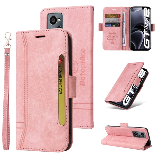 BETOPNICE Dual-side Buckle Leather Phone Case, For vivo S12 Pro / V23 Pro 5G, For Realme GT Neo2 5G CN Version, For Realme C21, For vivo Y76 5G