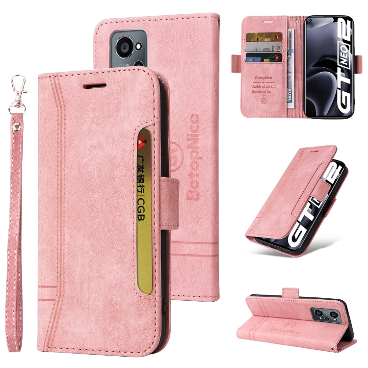 BETOPNICE Dual-side Buckle Leather Phone Case, For Realme GT Neo2 5G CN Version, For OPPO Reno 7 5G Global / Find X5 Lite, For Realme C21, For vivo Y76 5G