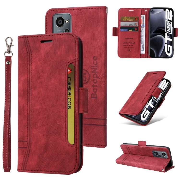 BETOPNICE Dual-side Buckle Leather Phone Case, For Realme GT Neo2 5G CN Version, For OPPO Reno 7 5G Global / Find X5 Lite, For Realme C21, For vivo Y76 5G