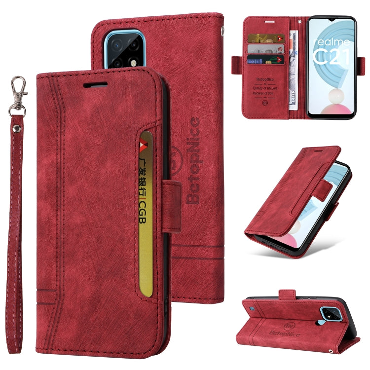 BETOPNICE Dual-side Buckle Leather Phone Case, For Realme GT Neo2 5G CN Version, For OPPO Reno 7 5G Global / Find X5 Lite, For Realme C21, For vivo Y76 5G