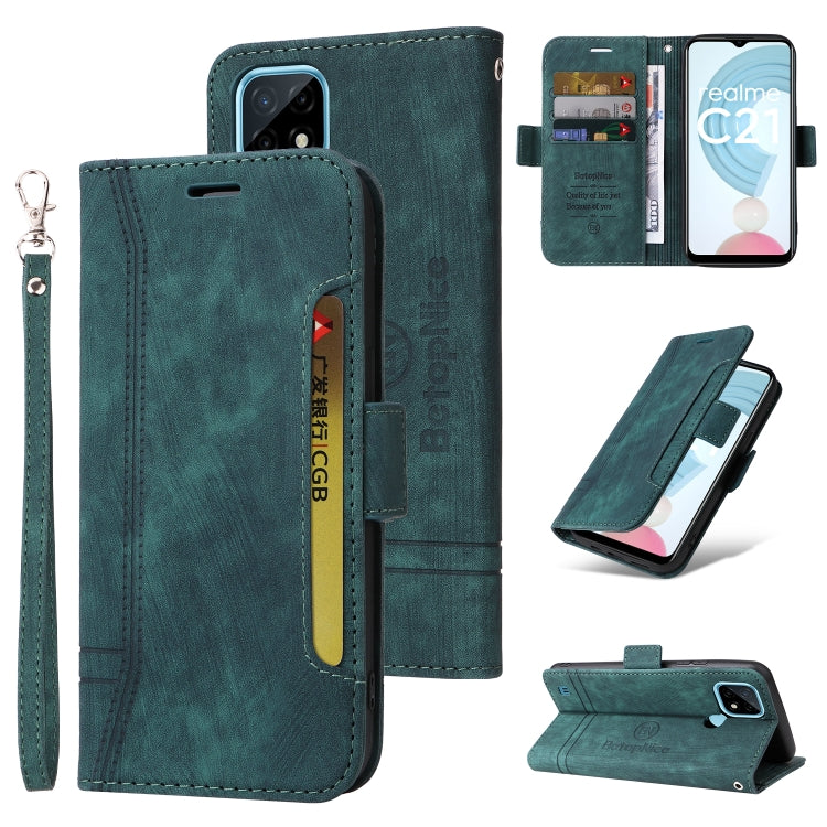 BETOPNICE Dual-side Buckle Leather Phone Case, For Realme GT Neo2 5G CN Version, For OPPO Reno 7 5G Global / Find X5 Lite, For Realme C21, For vivo Y76 5G