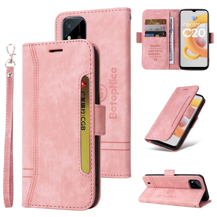 BETOPNICE Dual-side Buckle Leather Phone Case, For OPPO Reno 7 Pro 5G, For vivo Y55 5G Global / Y75 5G Global, For Realme C20 / C11 2021, For OPPO Reno 7Z 5G