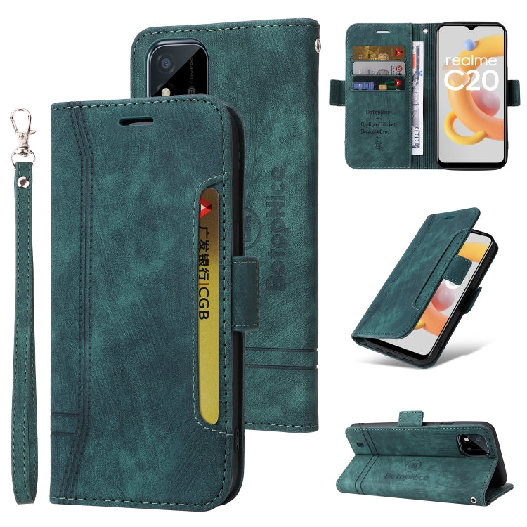 BETOPNICE Dual-side Buckle Leather Phone Case, For OPPO Reno 7 Pro 5G, For vivo Y55 5G Global / Y75 5G Global, For Realme C20 / C11 2021, For OPPO Reno 7Z 5G