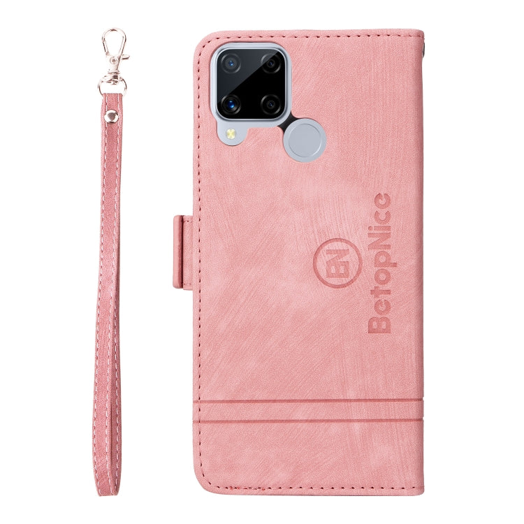 BETOPNICE Dual-side Buckle Leather Phone Case, For Realme C15, For vivo Y21 2021, For Realme 9 Pro, For vivo Y20