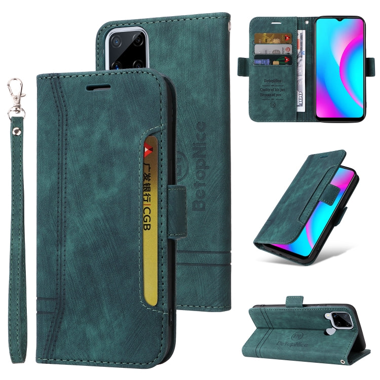 BETOPNICE Dual-side Buckle Leather Phone Case, For Realme C15, For vivo Y21 2021, For Realme 9 Pro, For vivo Y20