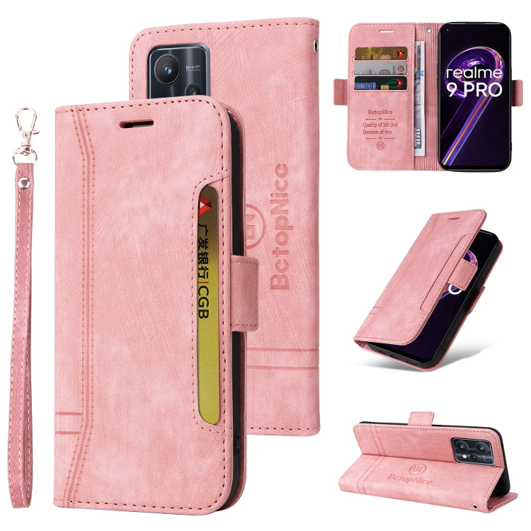 BETOPNICE Dual-side Buckle Leather Phone Case, For Realme C15, For vivo Y21 2021, For Realme 9 Pro, For vivo Y20