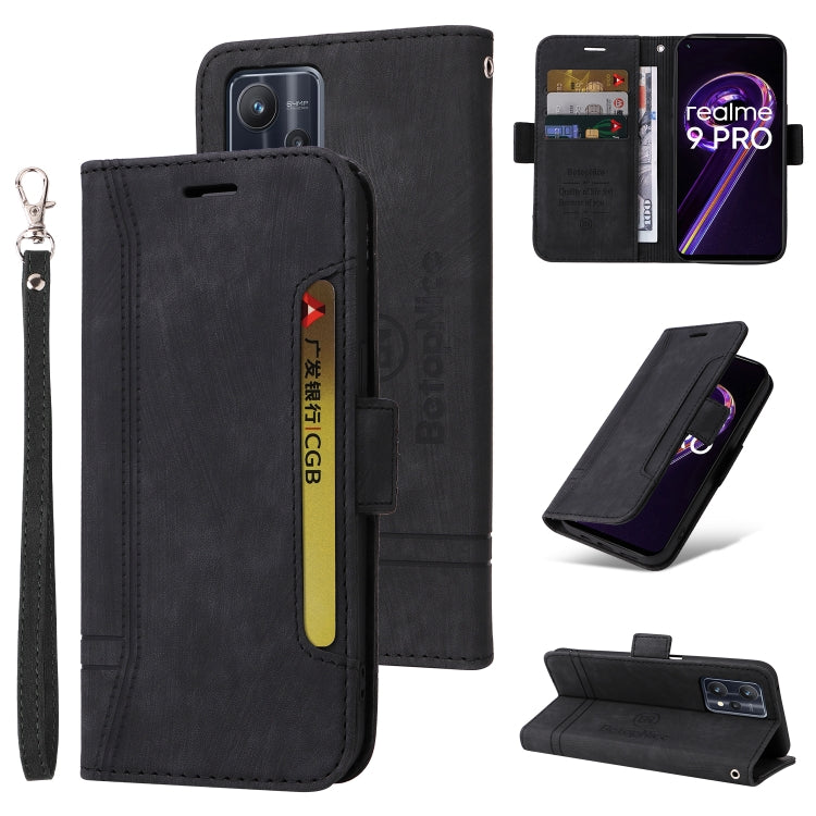 BETOPNICE Dual-side Buckle Leather Phone Case, For Realme C15, For vivo Y21 2021, For Realme 9 Pro, For vivo Y20