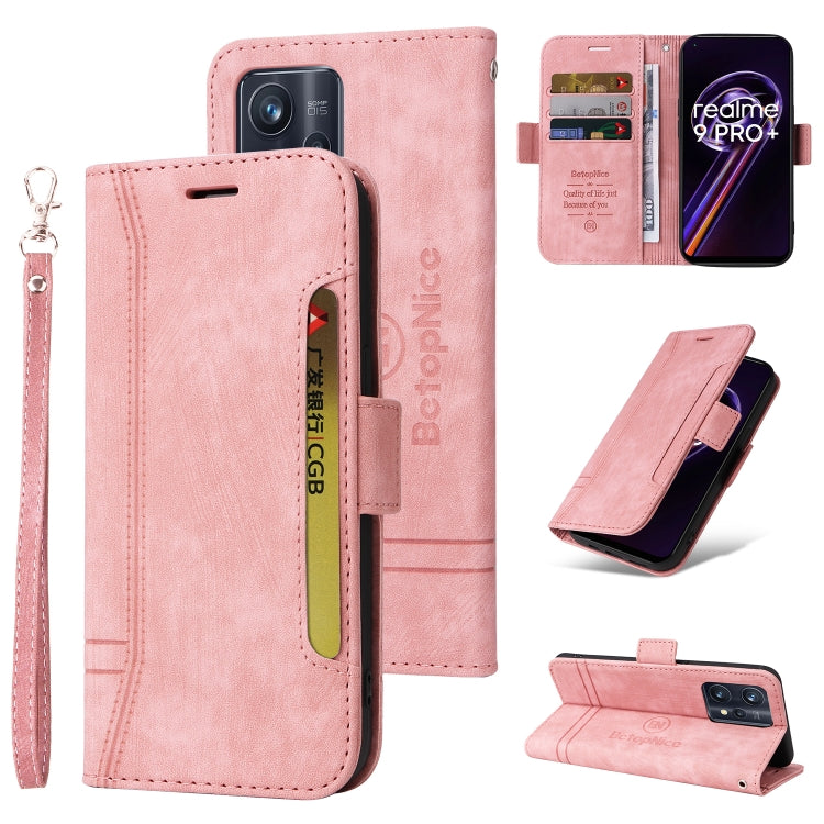 BETOPNICE Dual-side Buckle Leather Phone Case, For vivo Y15a Global, For Realme 9 Pro+, For OPPO Realme 9 Pro+, For OPPO A94 4G, For OPPO A94 5G