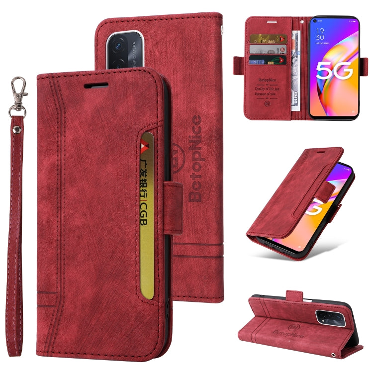 BETOPNICE Dual-side Buckle Leather Phone Case, For OPPO A93 5G CN Version, For OPPO A74 4G, For OPPO A57 5G, For OPPO A54 4G / A16 / A16s