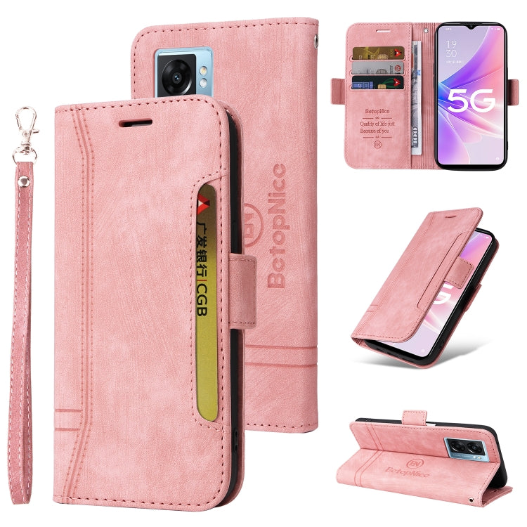 BETOPNICE Dual-side Buckle Leather Phone Case, For OPPO A93 5G CN Version, For OPPO A74 4G, For OPPO A57 5G, For OPPO A54 4G / A16 / A16s