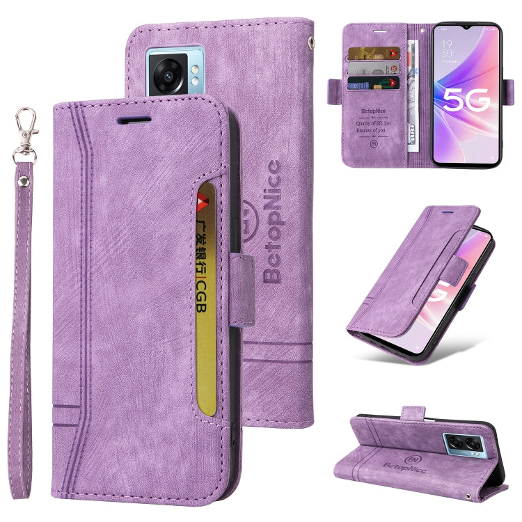 BETOPNICE Dual-side Buckle Leather Phone Case, For OPPO A93 5G CN Version, For OPPO A74 4G, For OPPO A57 5G, For OPPO A54 4G / A16 / A16s