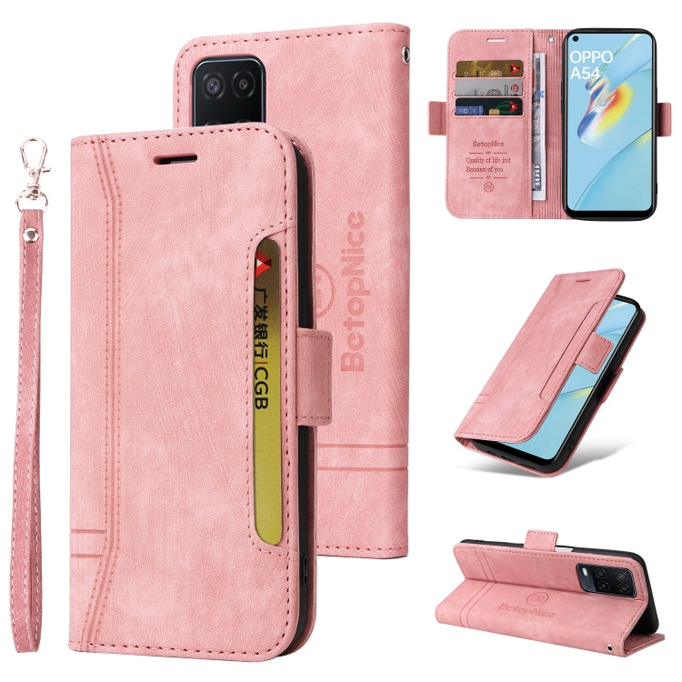 BETOPNICE Dual-side Buckle Leather Phone Case, For OPPO A93 5G CN Version, For OPPO A74 4G, For OPPO A57 5G, For OPPO A54 4G / A16 / A16s