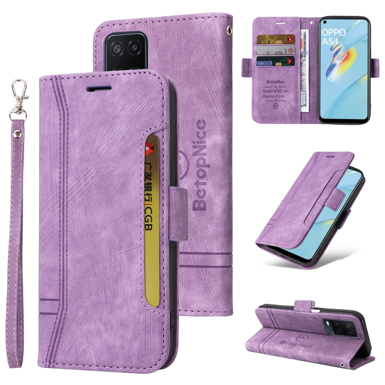 BETOPNICE Dual-side Buckle Leather Phone Case, For OPPO A93 5G CN Version, For OPPO A74 4G, For OPPO A57 5G, For OPPO A54 4G / A16 / A16s