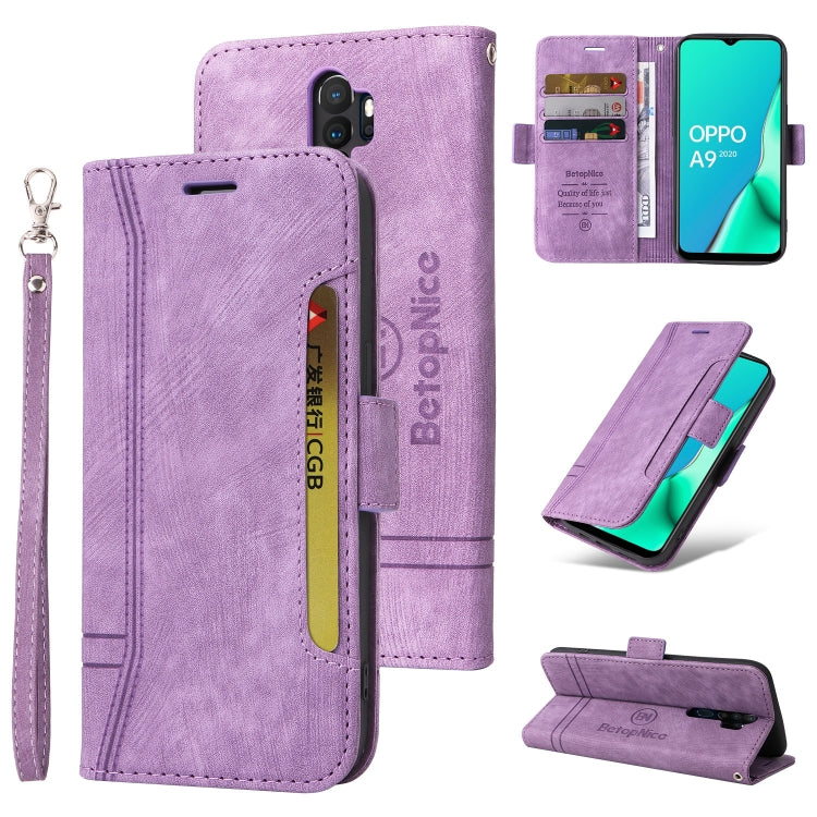 BETOPNICE Dual-side Buckle Leather Phone Case, For OPPO A15, For OPPO A9 2020, For OPPO A7 / A5s
