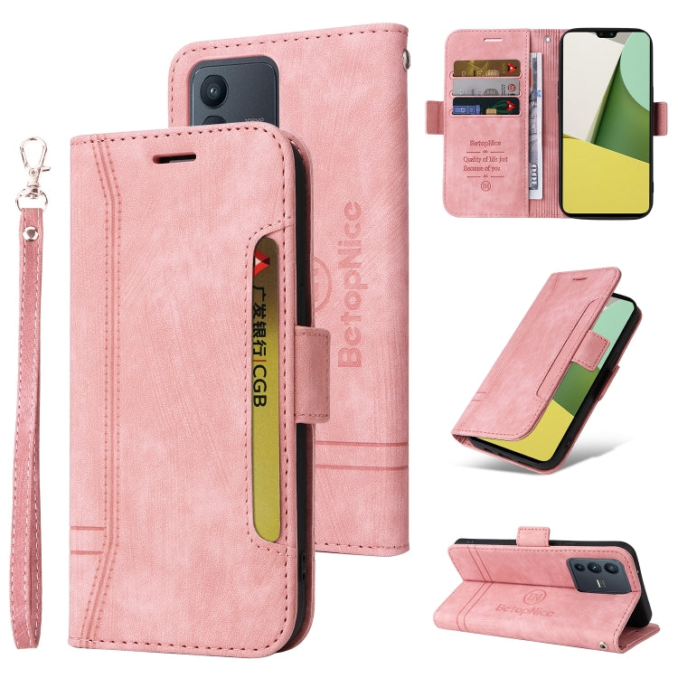 BETOPNICE Dual-side Buckle Leather Phone Case, For Realme 9i / A96 4G / A76 4G / A36 4G, For vivo S12, For OPPO Reno7 / F21 Pro, For vivo S12 Pro / V23 Pro 5G