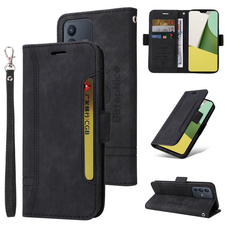 BETOPNICE Dual-side Buckle Leather Phone Case, For Realme 9i / A96 4G / A76 4G / A36 4G, For vivo S12, For OPPO Reno7 / F21 Pro, For Realme GT Neo2 5G CN Version
