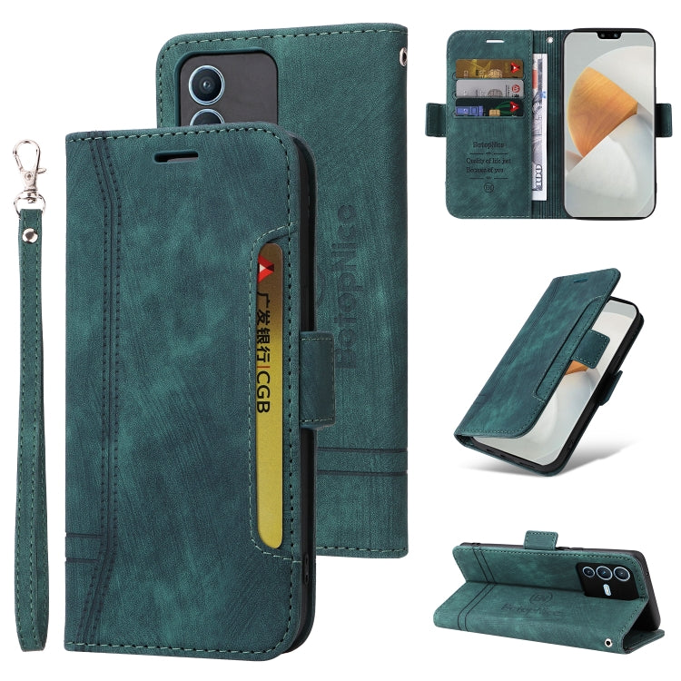 BETOPNICE Dual-side Buckle Leather Phone Case, For Realme 9i / A96 4G / A76 4G / A36 4G, For vivo S12, For OPPO Reno7 / F21 Pro, For vivo S12 Pro / V23 Pro 5G
