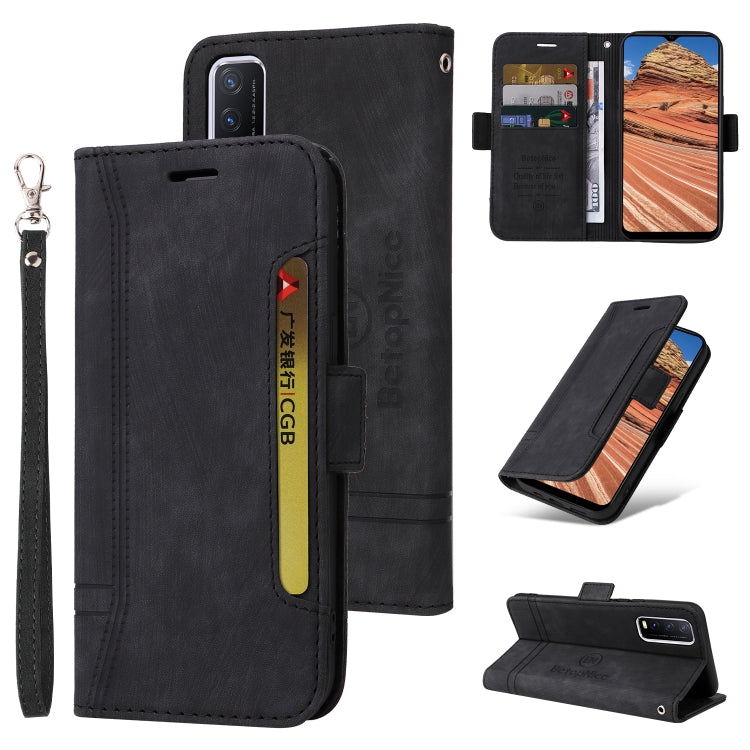 BETOPNICE Dual-side Buckle Leather Phone Case, For Realme C15, For vivo Y21 2021, For Realme 9 Pro, For vivo Y20