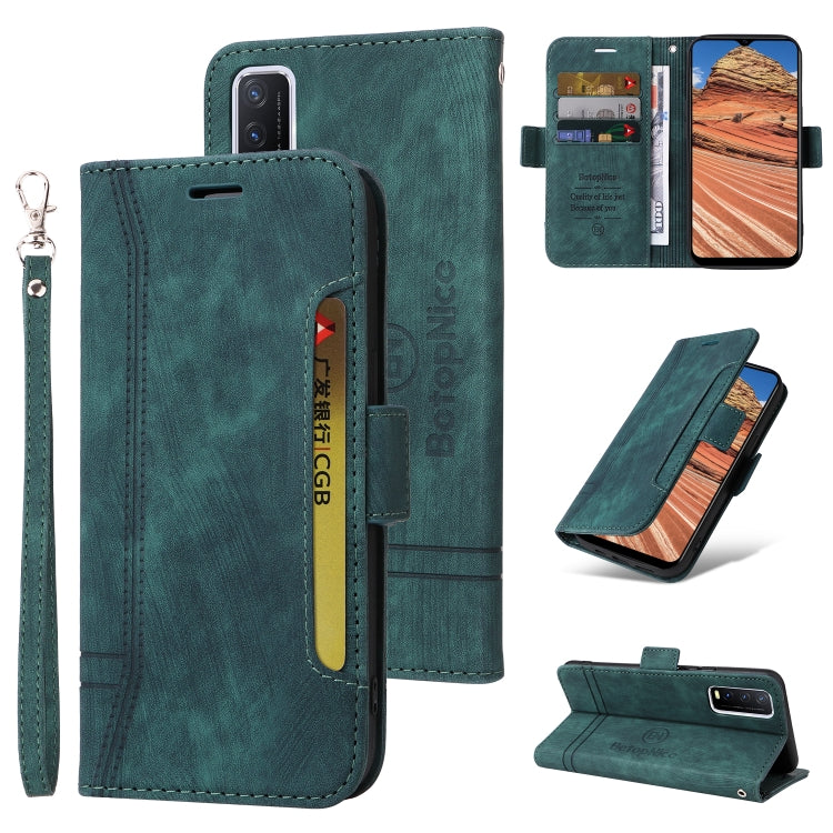 BETOPNICE Dual-side Buckle Leather Phone Case, For Realme C15, For vivo Y21 2021, For Realme 9 Pro, For vivo Y20