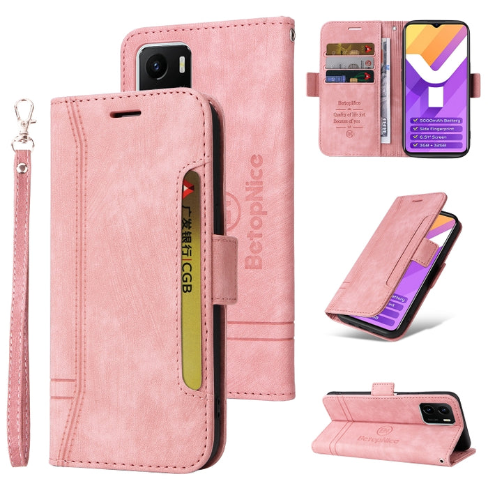 BETOPNICE Dual-side Buckle Leather Phone Case, For vivo Y15a Global, For Realme 9 Pro+, For OPPO Realme 9 Pro+, For OPPO A94 4G, For OPPO A94 5G