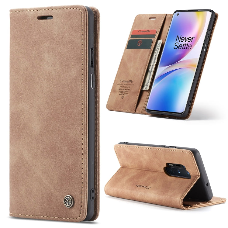 CaseMe Multifunctional Horizontal Flip Leather Case, with Card Slot & Holder & Wallet, For OnePlus 8, For OnePlus 8 Pro
