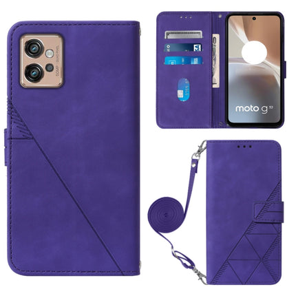 Crossbody 3D Embossed Flip Leather Phone Case, For Motorola Edge 30, For Motorola Moto G32, For Motorola Moto G62 5G, For Motorola Moto S30 Pro 5G