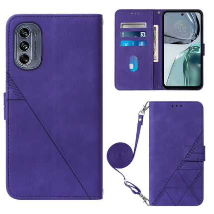 Crossbody 3D Embossed Flip Leather Phone Case, For Motorola Edge 30, For Motorola Moto G32, For Motorola Moto G62 5G, For Motorola Moto S30 Pro 5G
