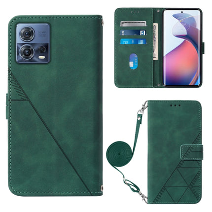 Crossbody 3D Embossed Flip Leather Phone Case, For Motorola Edge 30, For Motorola Moto G32, For Motorola Moto G62 5G, For Motorola Moto S30 Pro 5G