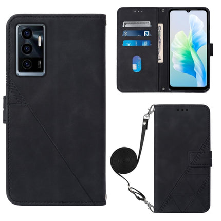 Crossbody 3D Embossed Flip Leather Phone Case, For Motorola Moto X30 Pro 5G, For vivo S10e 5G / V23e 4G&5G /Y75 4G, For vivo Y02s, For vivo Y77 5G