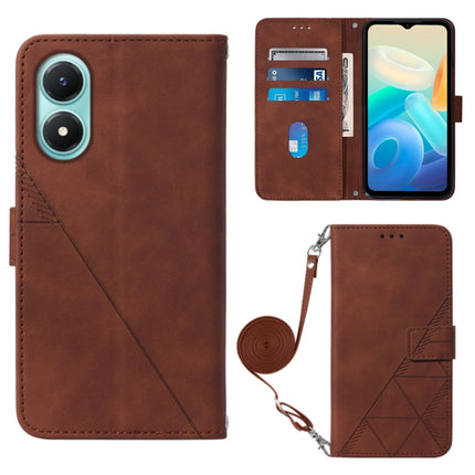 Crossbody 3D Embossed Flip Leather Phone Case, For Motorola Moto X30 Pro 5G, For vivo S10e 5G / V23e 4G&5G /Y75 4G, For vivo Y02s, For vivo Y77 5G