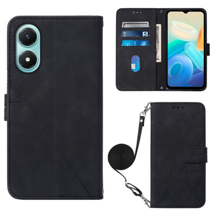 Crossbody 3D Embossed Flip Leather Phone Case, For Motorola Moto X30 Pro 5G, For vivo S10e 5G / V23e 4G&5G /Y75 4G, For vivo Y02s, For vivo Y77 5G