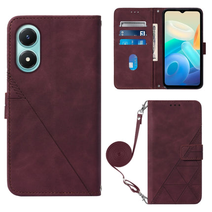 Crossbody 3D Embossed Flip Leather Phone Case, For Motorola Moto X30 Pro 5G, For vivo S10e 5G / V23e 4G&5G /Y75 4G, For vivo Y02s, For vivo Y77 5G