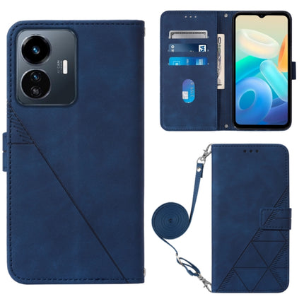 Crossbody 3D Embossed Flip Leather Phone Case, For Motorola Moto X30 Pro 5G, For vivo S10e 5G / V23e 4G&5G /Y75 4G, For vivo Y02s, For vivo Y77 5G