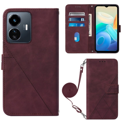 Crossbody 3D Embossed Flip Leather Phone Case, For Motorola Moto X30 Pro 5G, For vivo S10e 5G / V23e 4G&5G /Y75 4G, For vivo Y02s, For vivo Y77 5G