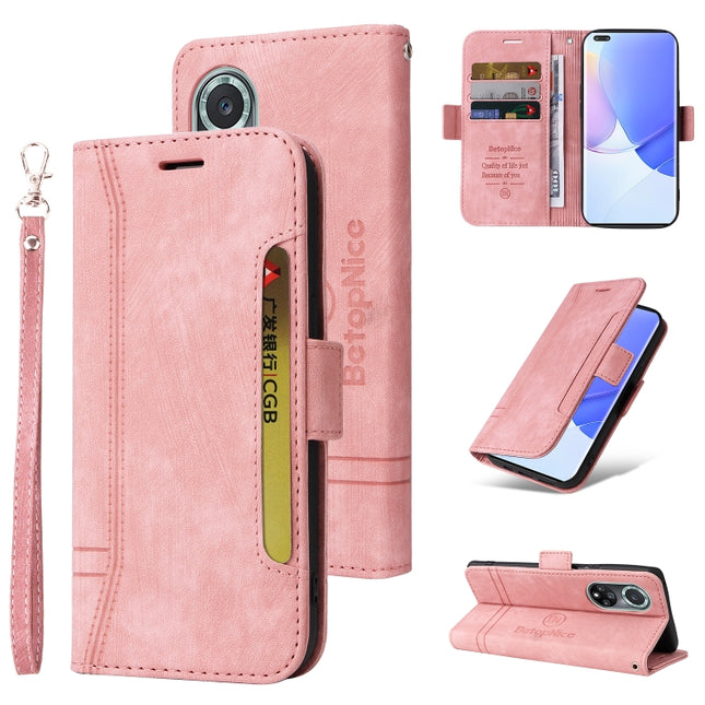 BETOPNICE Dual-side Buckle Leather Phone Case, For Motorola Moto E32, For Huawei nova 9 SE, For Huawei nova 9 Pro, For Honor Magic4