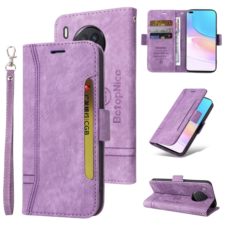 BETOPNICE Dual-side Buckle Leather Phone Case, For Honor X8, For Motorola Moto G52 / G82, For Huawei nova 8i, For Motorola Moto E32