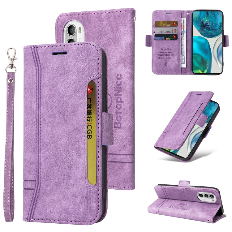 BETOPNICE Dual-side Buckle Leather Phone Case, For Honor X8, For Motorola Moto G52 / G82, For Huawei nova 8i, For Motorola Moto E32