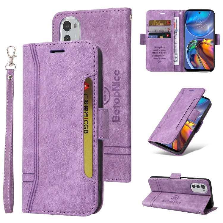 BETOPNICE Dual-side Buckle Leather Phone Case, For Honor X8, For Motorola Moto G52 / G82, For Huawei nova 8i, For Motorola Moto E32
