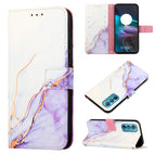 For Motorola Edge 30 / White Purple