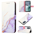 For Motorola Moto G62 5G / White Purple